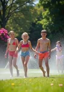 Rasensprengen mit Regenwasser